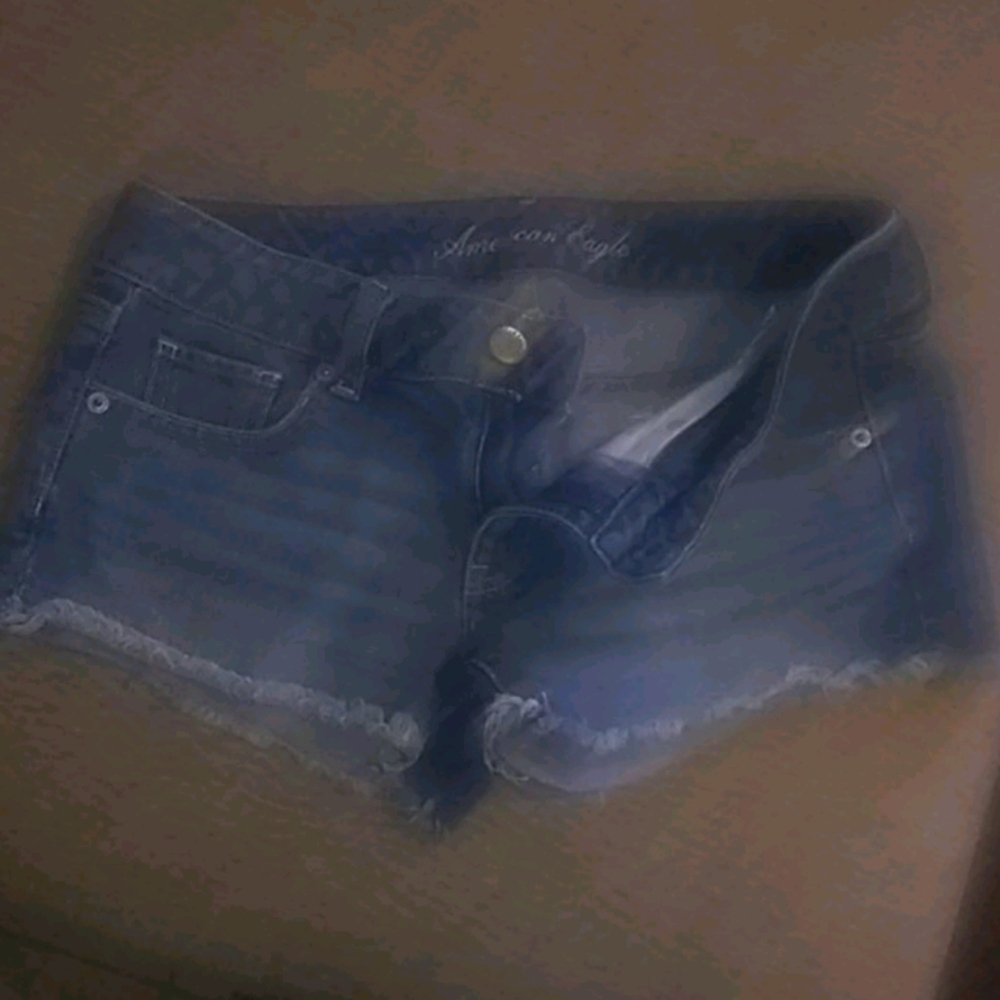American eagle denim jean shorts